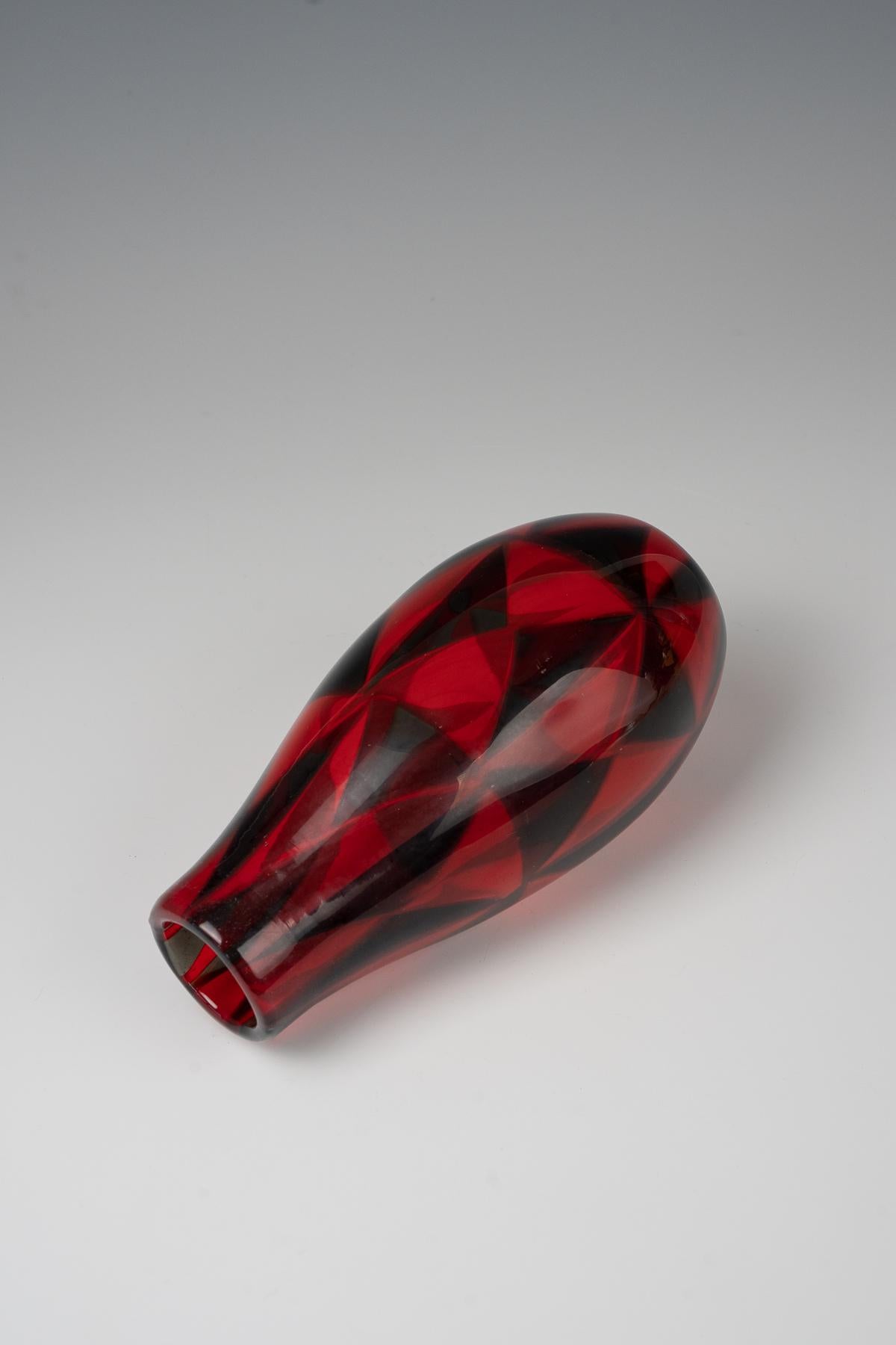 Metà XX secolo Barovier&Toso, vaso 'Intarsio' 1961 in vendita