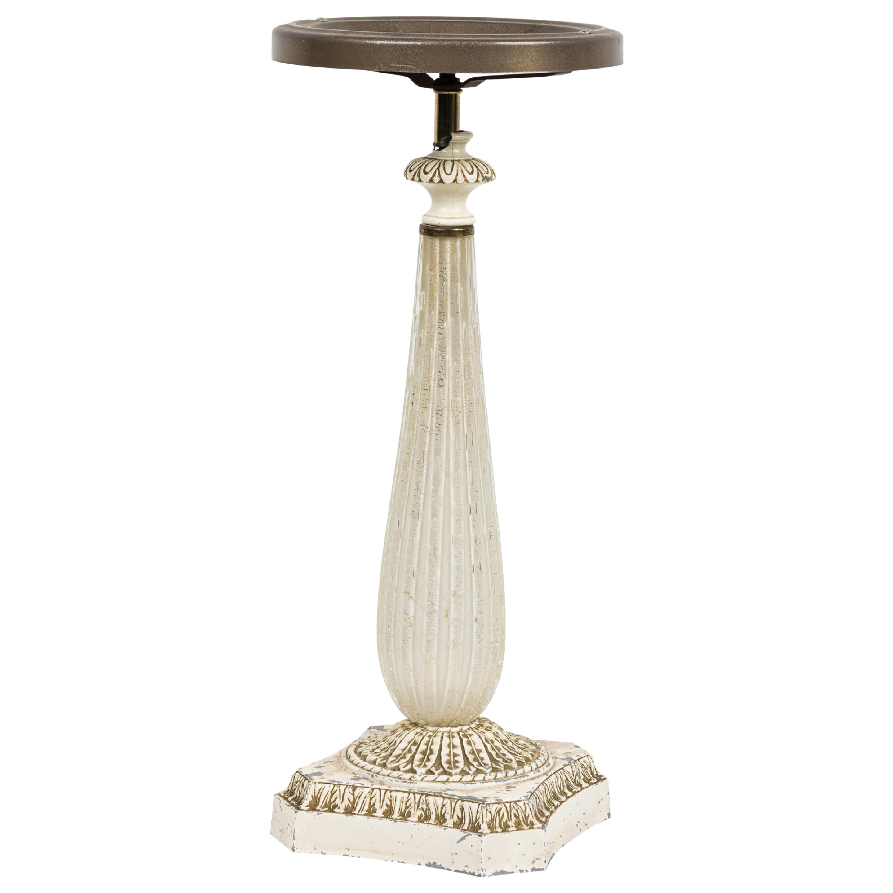 Barovier 
Toso Italian Mid-Century Murano Glass Standing Ashtray in vendita