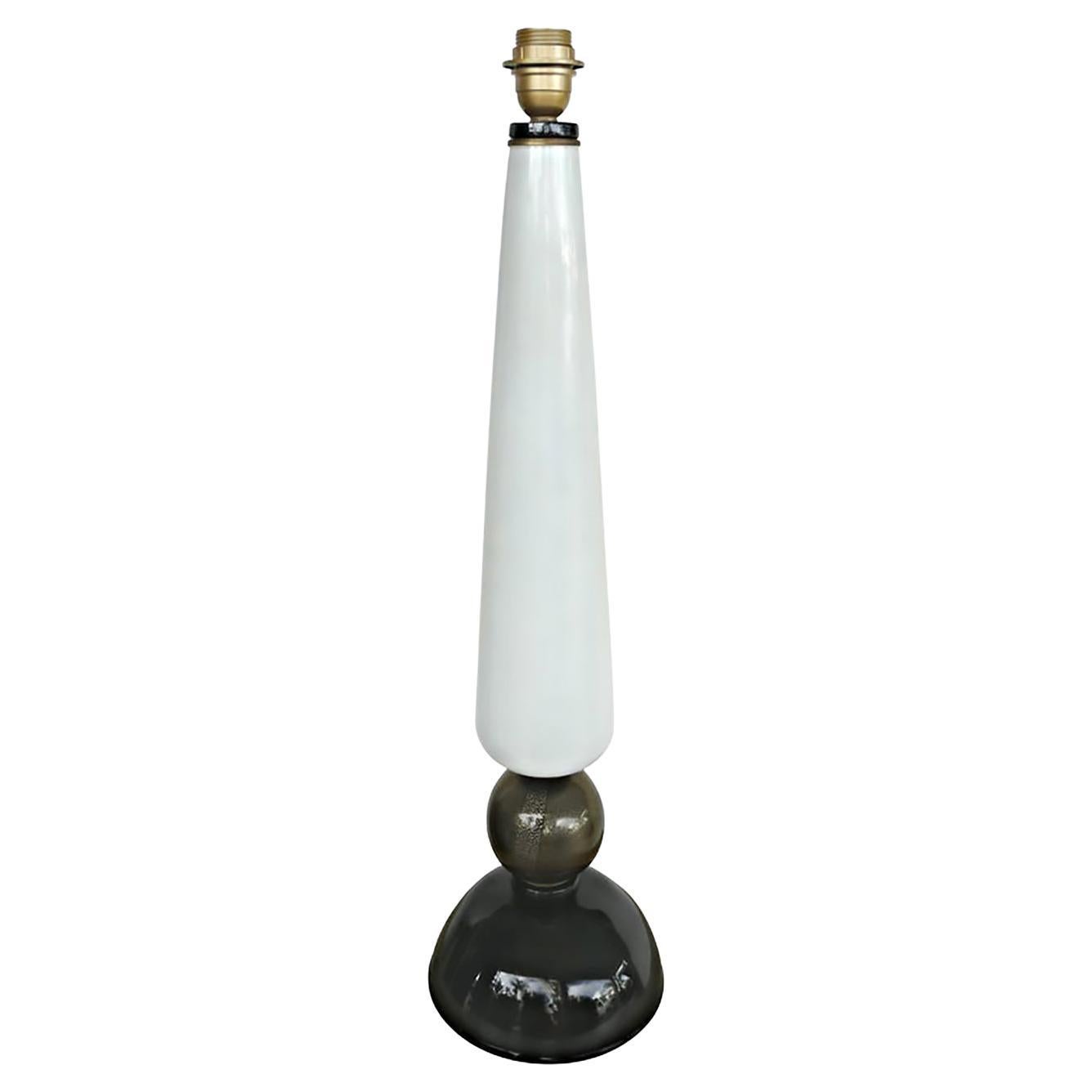 Barovier & Toso Italian Murano Glass Table Lamp circa 1950s