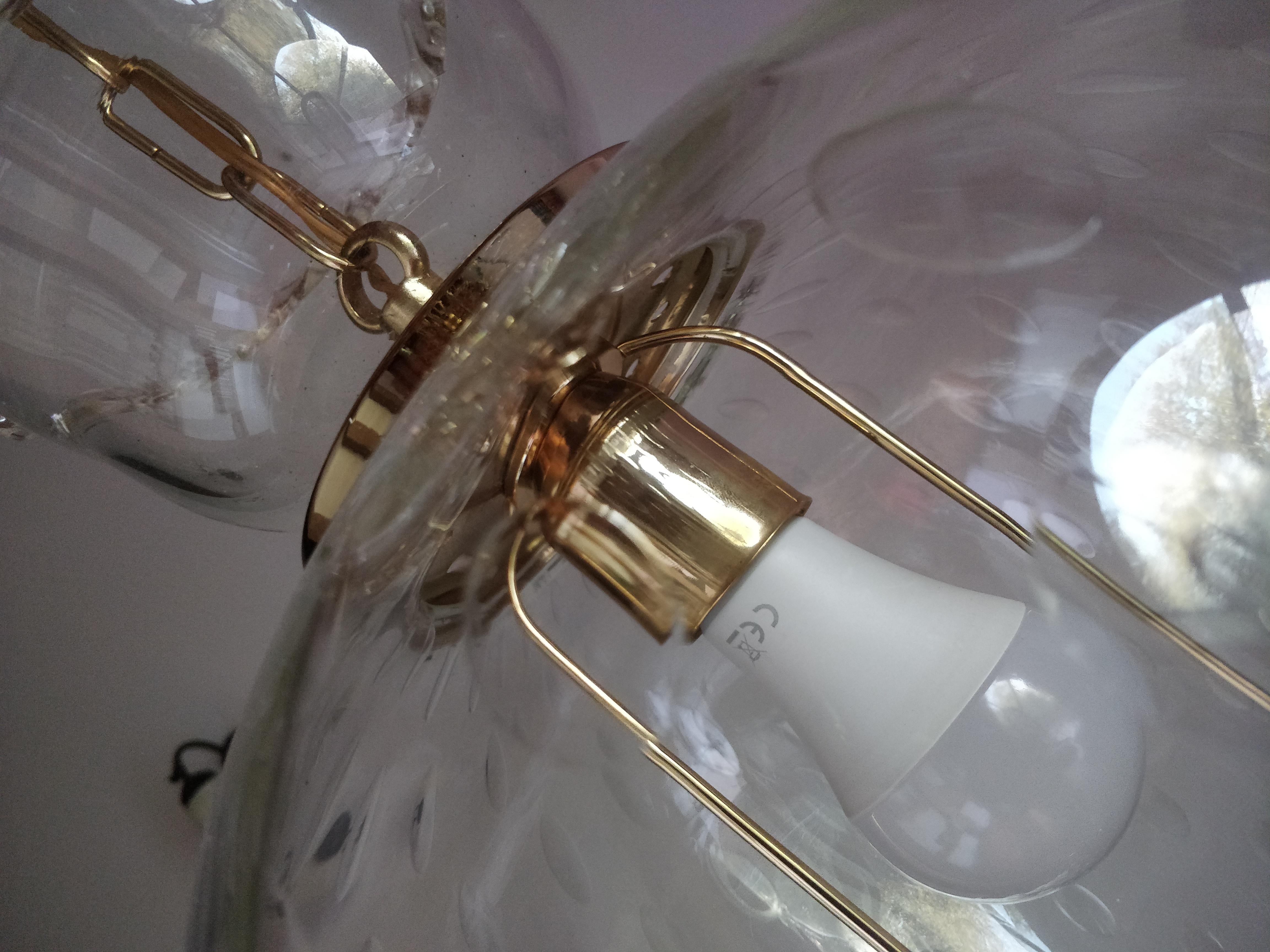 Murano Glass Barovier & Toso - bulicant glass pendant lamp  Murano - Italy