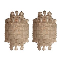 Barovier
Toso Large Ckessidra Glass Sconces, circa 1970 Barovier
Toso Large Ckessidra Glass Sconces, circa 1970