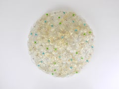 Barovier & Toso Große Blumenhalterung aus Millefiori Murano Glas, Italien, 1960er Jahre