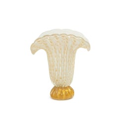 Barovier & Toso Mid-20th Century Murano Glass Fan Vase