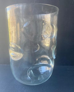 Barovier Toso, Monumental "Bolloni" Murano Glass Vase, Signed