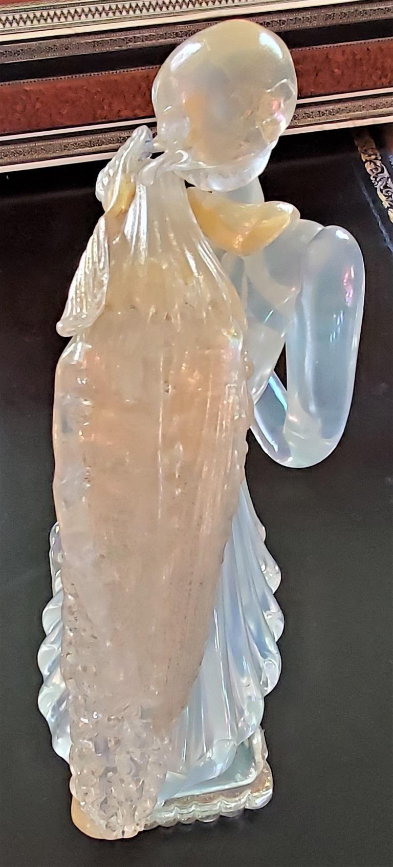 Barovier & Toso Murano Art Glass Figure In Fair Condition In Dallas, TX
