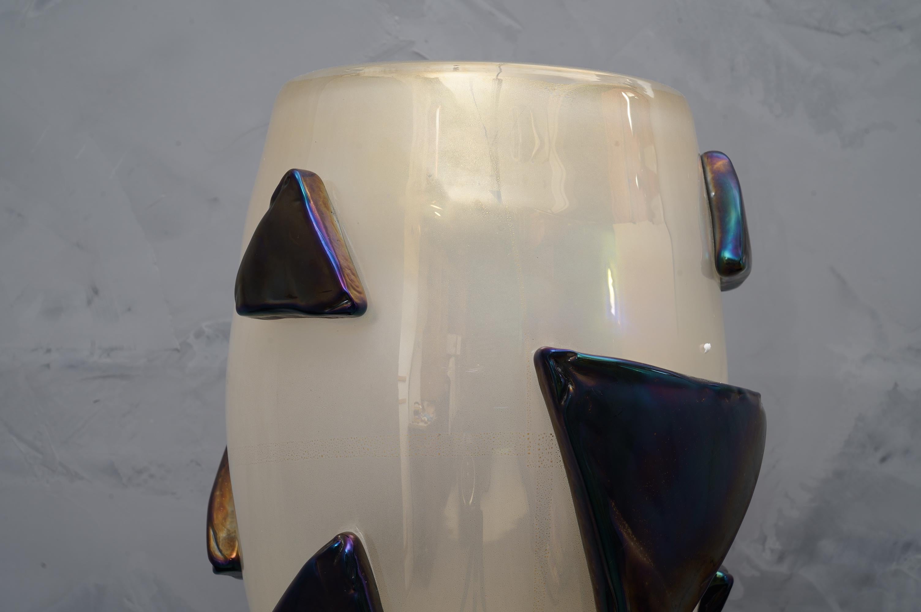 Barovier & Toso Murano Blown Glass Italian Midcentury Table Lamp, 1950 3