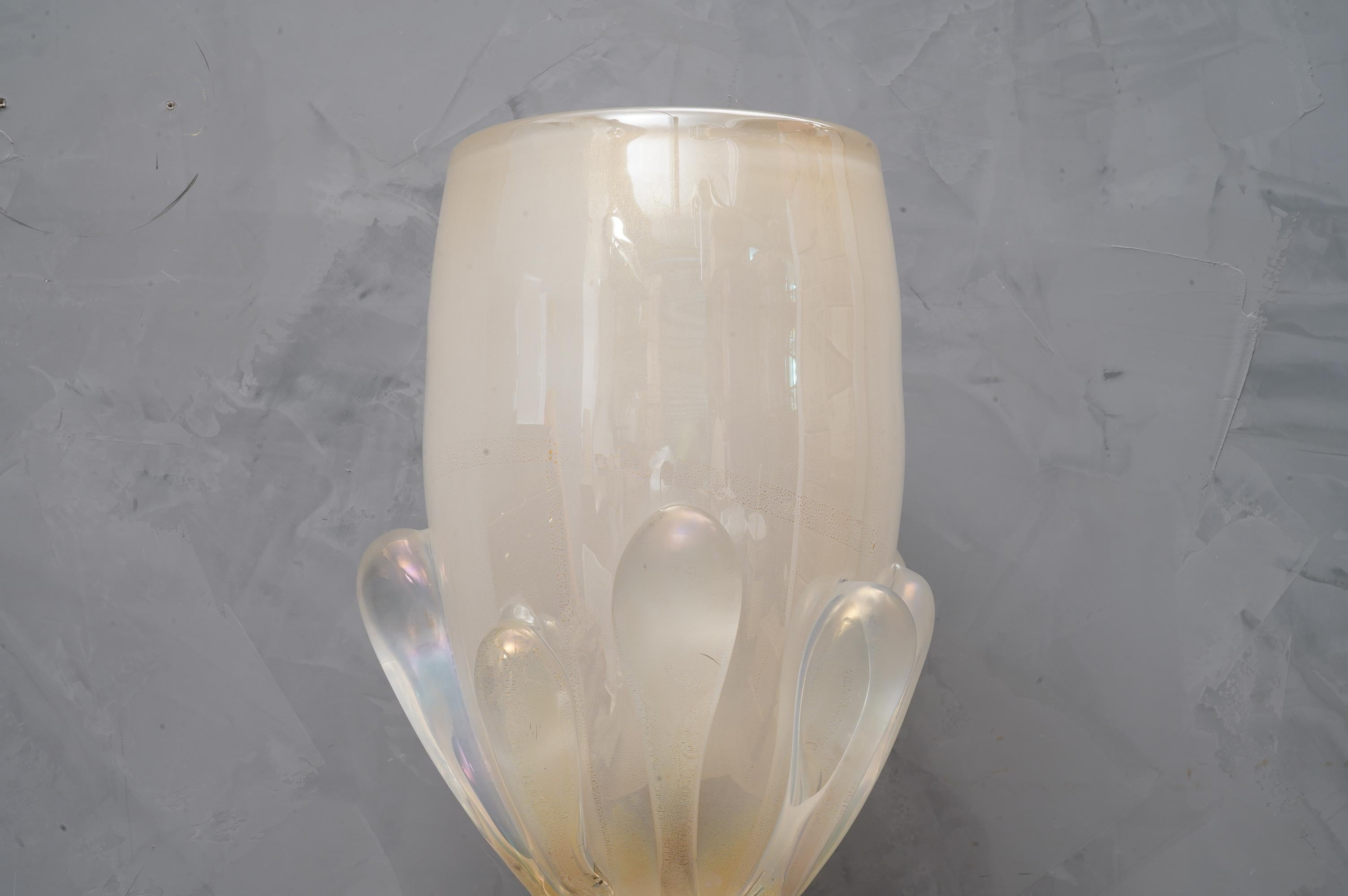 Barovier & Toso Murano Blown Glass Italian Midcentury Table Lamp, 1950 2