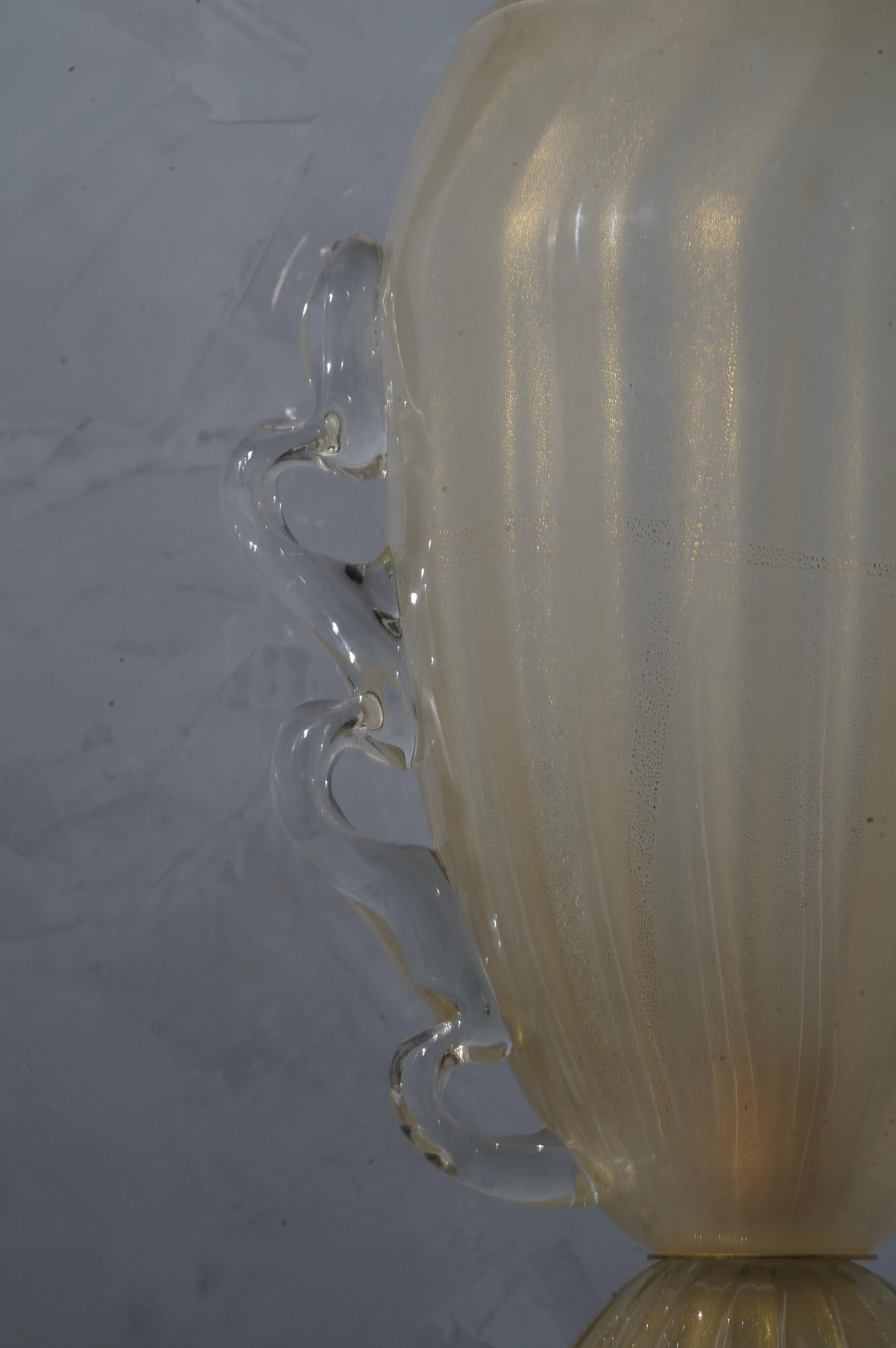 Barovier & Toso Murano Blown Glass Italian Midcentury Table Lamp, 1960 1