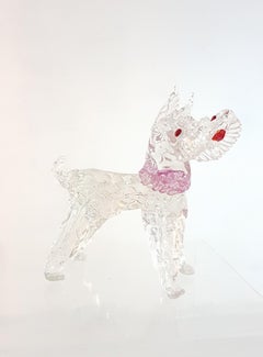 Barovier Toso Murano Dog Figurine