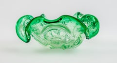 Barovier & Toso Murano Glass Bullicante Ashtray 1950's