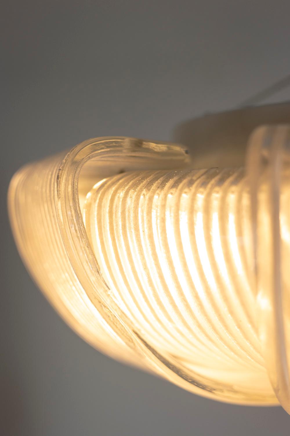 Barovier & Toso, Murano glass ceiling lamp, 1940s 1