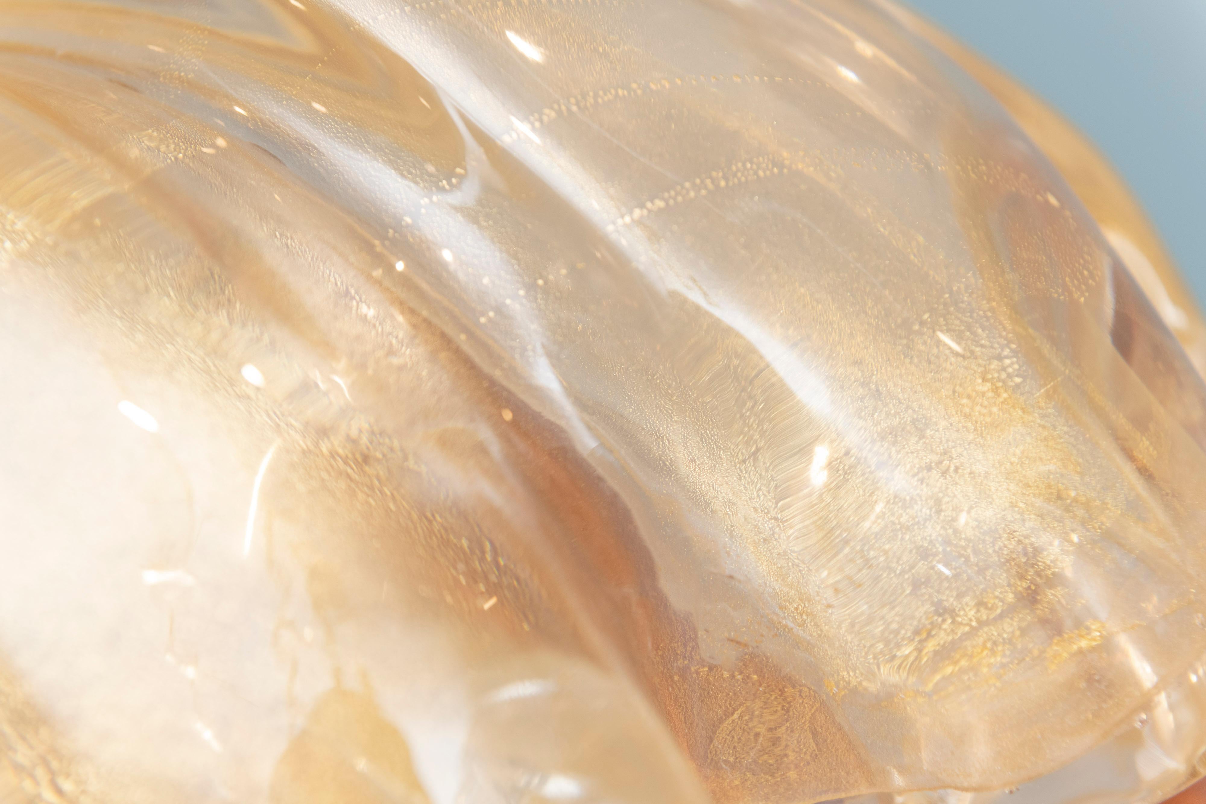 Barovier&Toso Bol en verre de Murano avec coquille de palourde en vente 5