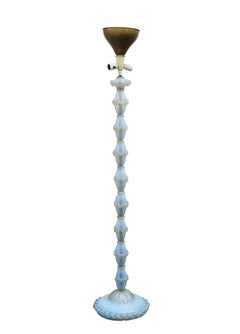 Barovier & Toso Murano Glass Floor Lamp, Italy 1940s