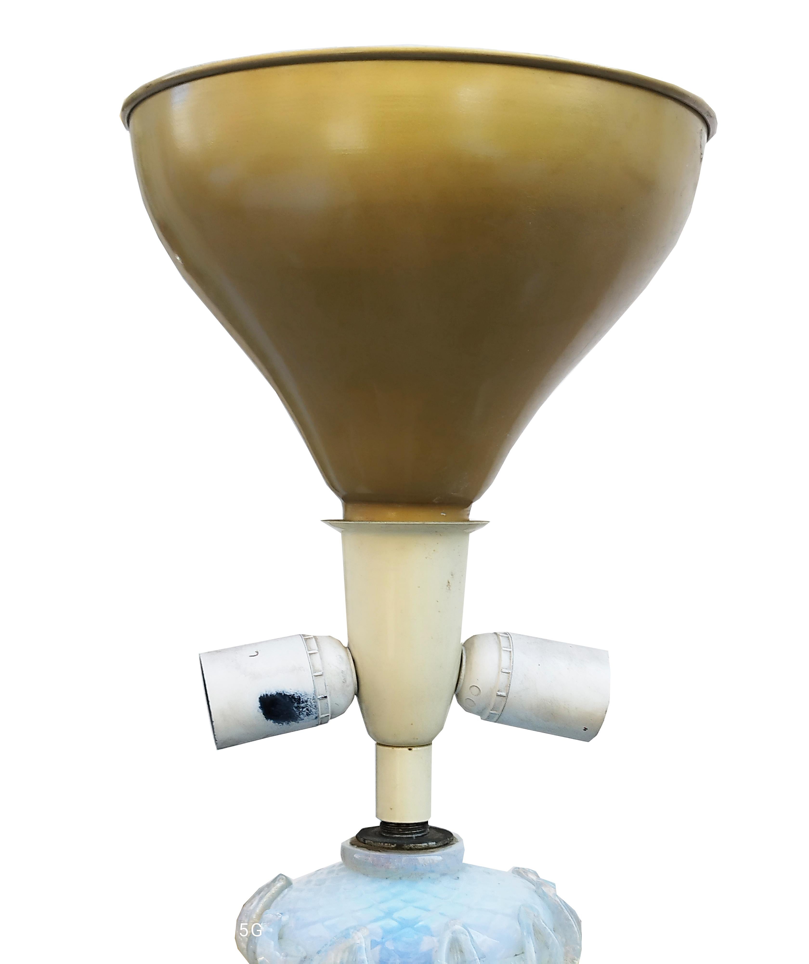 Mid-Century Modern Barovier & Toso Murano Glass Floor Lamp, Italy 1940s For Sale
