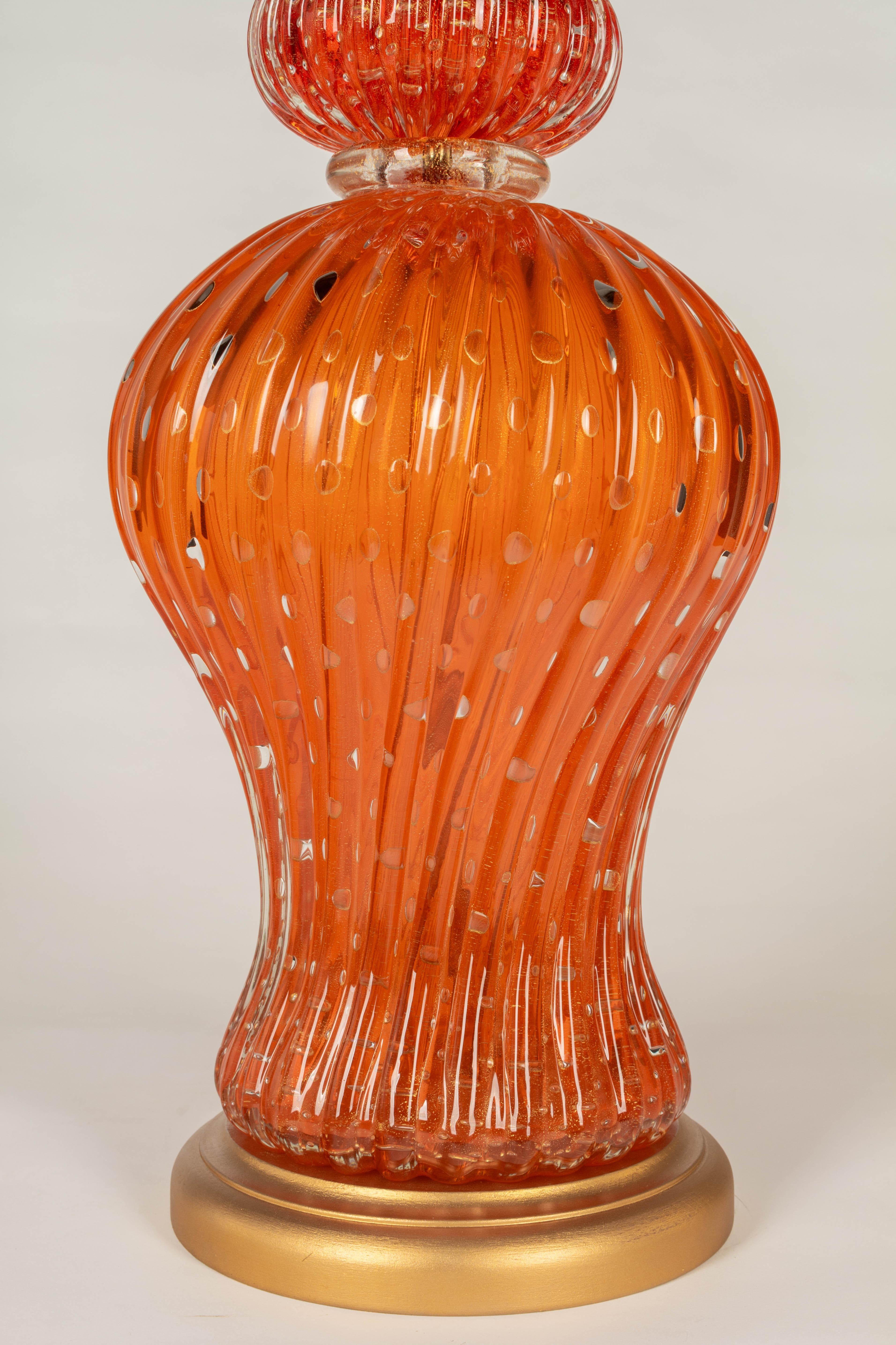 Barovier & Toso Murano Glass Lamp For Sale 4
