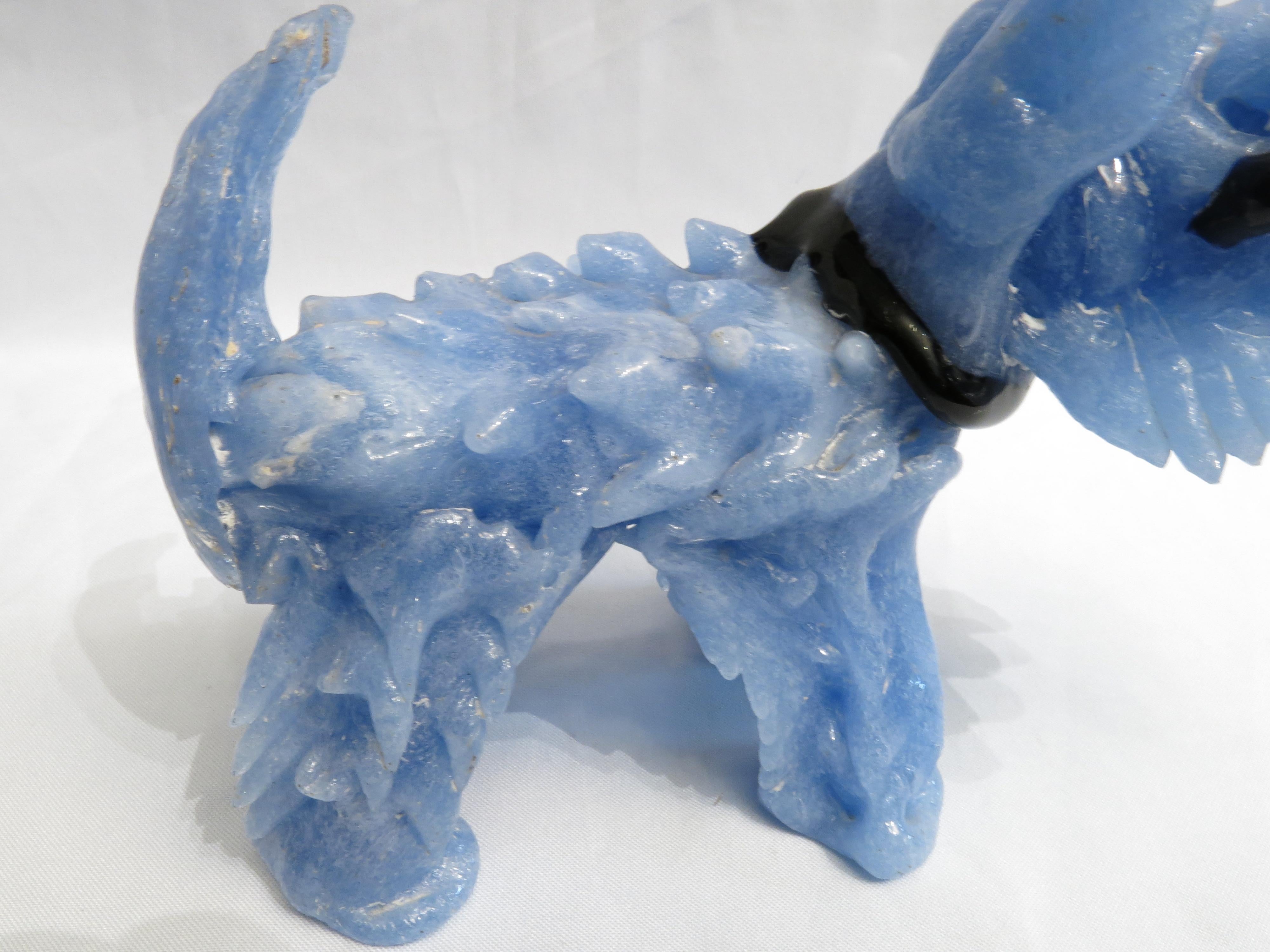 Barovier Toso Murano Light Blue Art Glass Puppy Dog Sculpture, 1970s 1