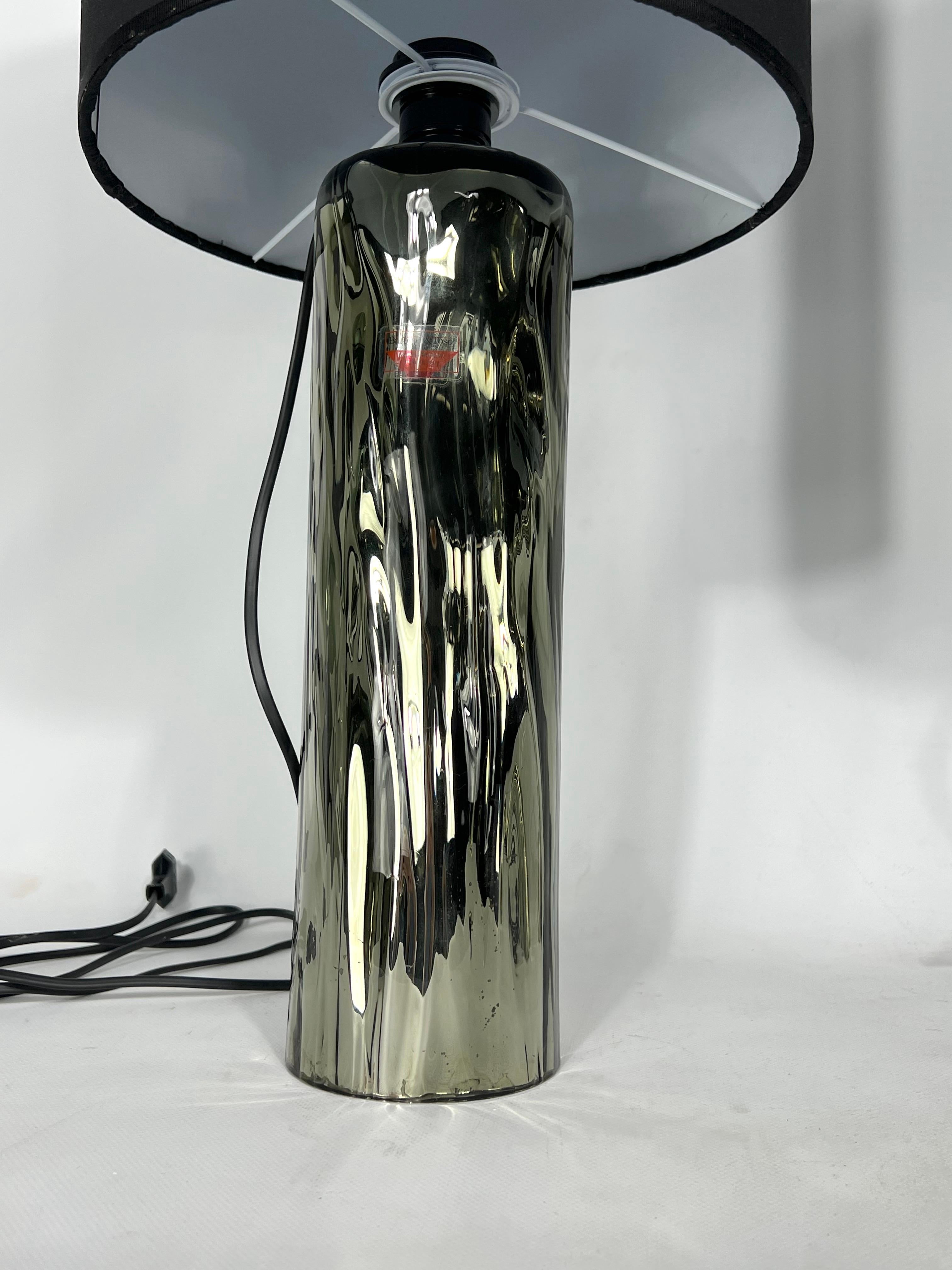 Barovier & Toso, paire de lampes de bureau en verre de Murano des années 70. Étiqueté 3