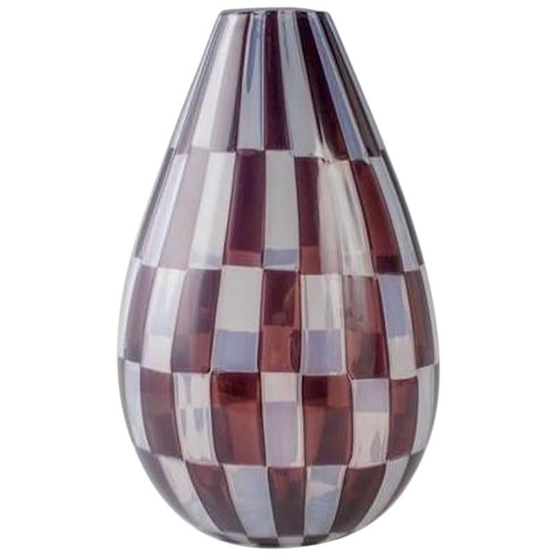 Barovier & Toso Patchwork Glass Vase "Tessere", 1974-1979 For Sale
