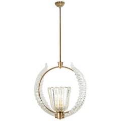 Barovier 
Toso, Pendant, Murano, 1940s