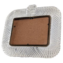 Barovier & Toso Photo Frame in Murano Glass, 1940s