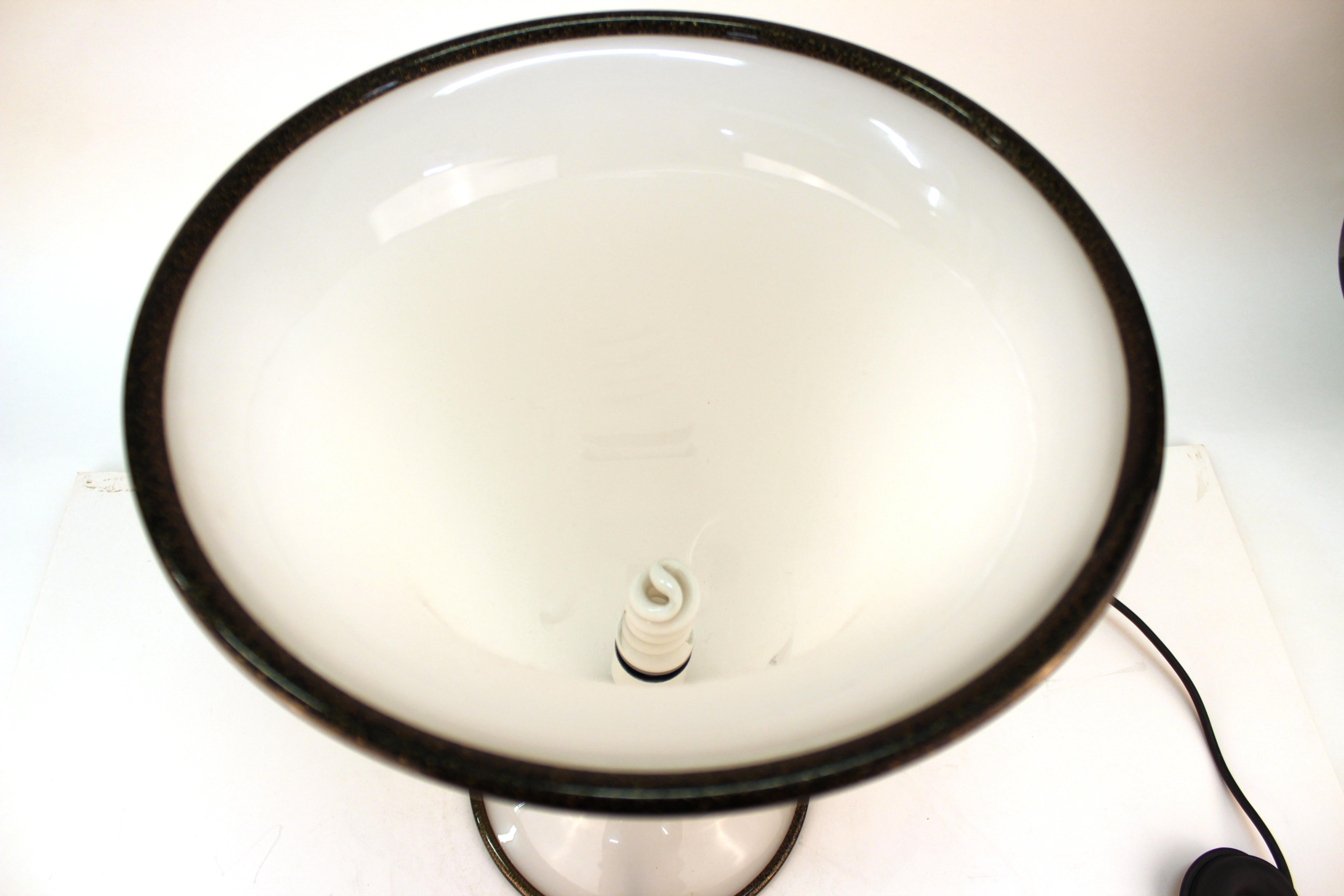 Art Glass Barovier & Toso 'Primavera' Italian Murano Glass Table Lamp
