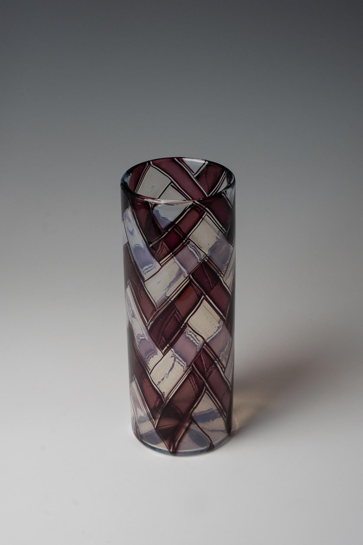 Hand-Crafted Barovier & Toso, signed vase For Sale