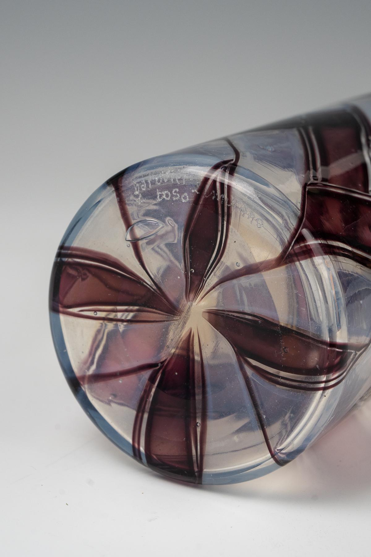 Barovier & Toso, signed vase In Fair Condition For Sale In Zurich, CH