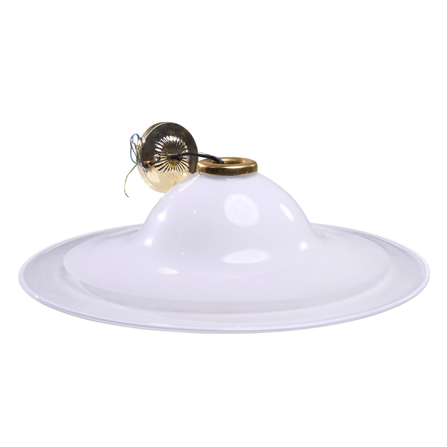 Moderno Lampada a sospensione in vetro di Murano in stile Barovier&Toso in vendita