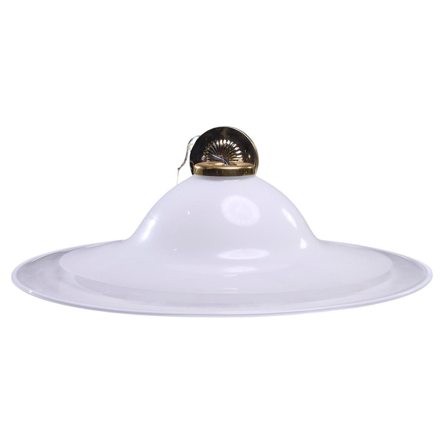 Lampada a sospensione in vetro di Murano in stile Barovier&Toso