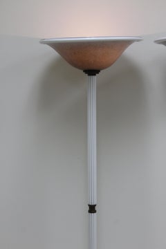 Pair of Barovier & Toso Torchieres