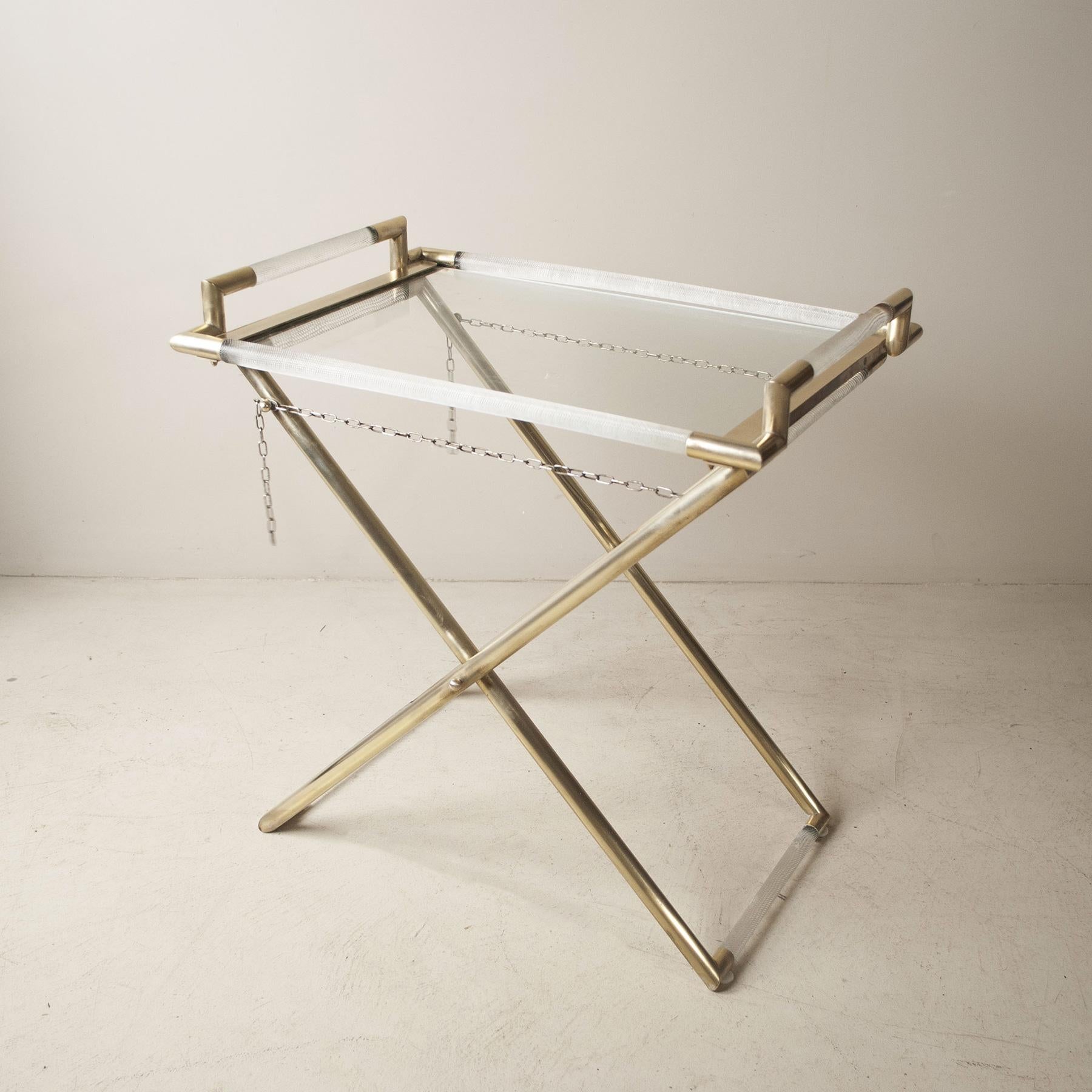 Mid-Century Modern Barovier Toso trolley from the early fifties For Sale