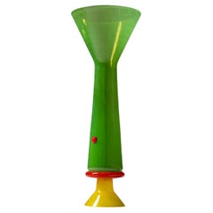 Vaso Barovier&Toso, Verde, Serie B.A.G., Italia, Fine XX secolo