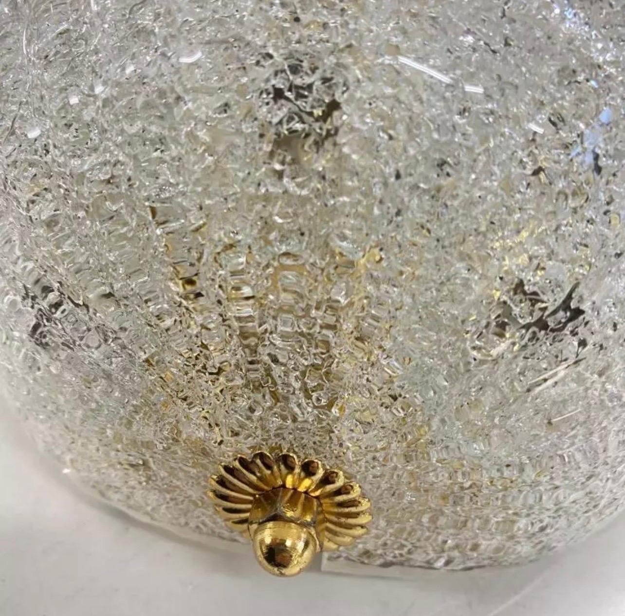 Barovier & Toso Wandbeleuchtung Glas Murano Paar , Italien, 1980 (Italienisch) im Angebot