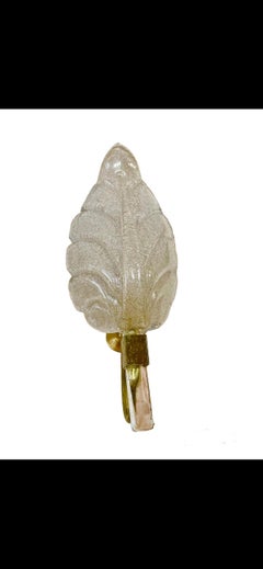 Barovier & Toso Wall Lighting Murano Glass 10 units, Italy, 1970