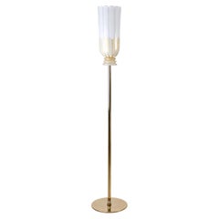 Barovier & Toso XII Apostoli Murano Glass Floor Lamp 24Kt Gold Leaf, Italy, 2002