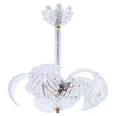 Barovier&Toso. Art Deco Murano glass chandelier, Italy, 1940s