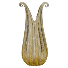 Barovier&Toso "cordonato oro" vaso alto circa 1950