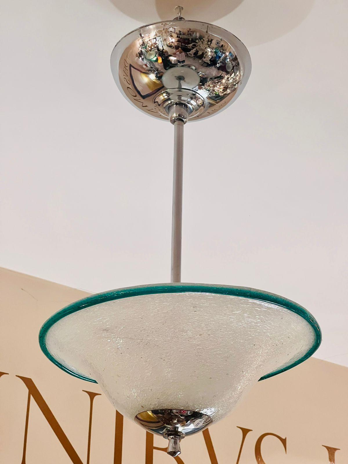 Italian Barovier&Toso Murano glass chandelier in 'Pulegoso