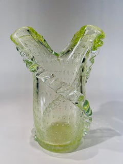 Barovier&Toso - Vase en verre de Murano vert, circa 1950