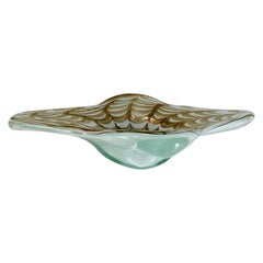Barovier&Toso verre de Murano avec "venturina" circa 1950