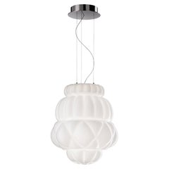 Barovier & Toso Vallonné Opale Glass Suspension