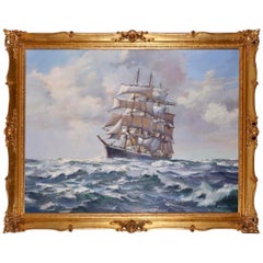 Used "Barque at Sea" by George Shaw