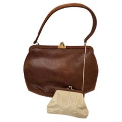 Barr + Barr Brown Lizard Pattern Short Strap