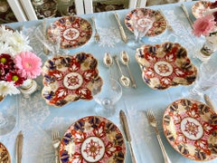Barr Flight & Barr Part Dessert Service, Japan Imari Pattern, Georgian ca 1805
