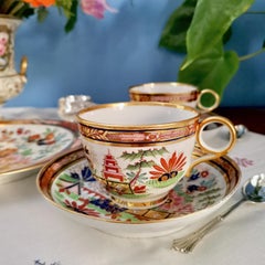 Barr Flight & Barr Porcelain Teacup, Rich Imari Pattern, Regency, circa 1811