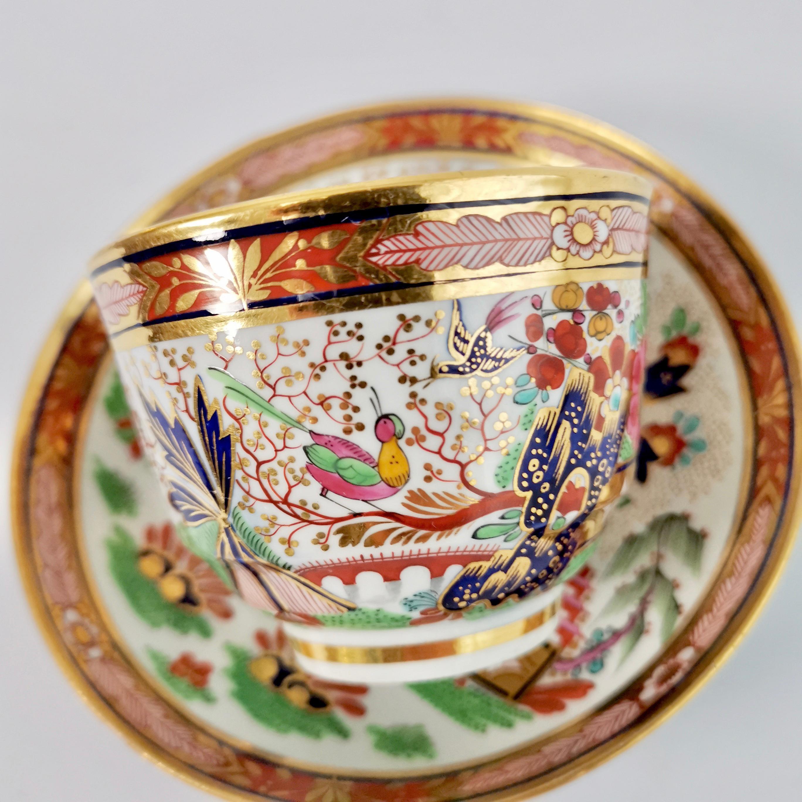 Barr Flight & Barr Porcelain Teacup, Rich Imari Pattern, Regency, circa 1811 1