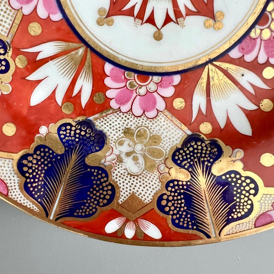 Barr Flight & Barr Set of Four Plates, Japan Imari Pattern, Georgian ca 1805 3