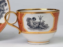 Barr, Flight & Barr Worcester Greek Gods Cabinet Teacup and Saucer