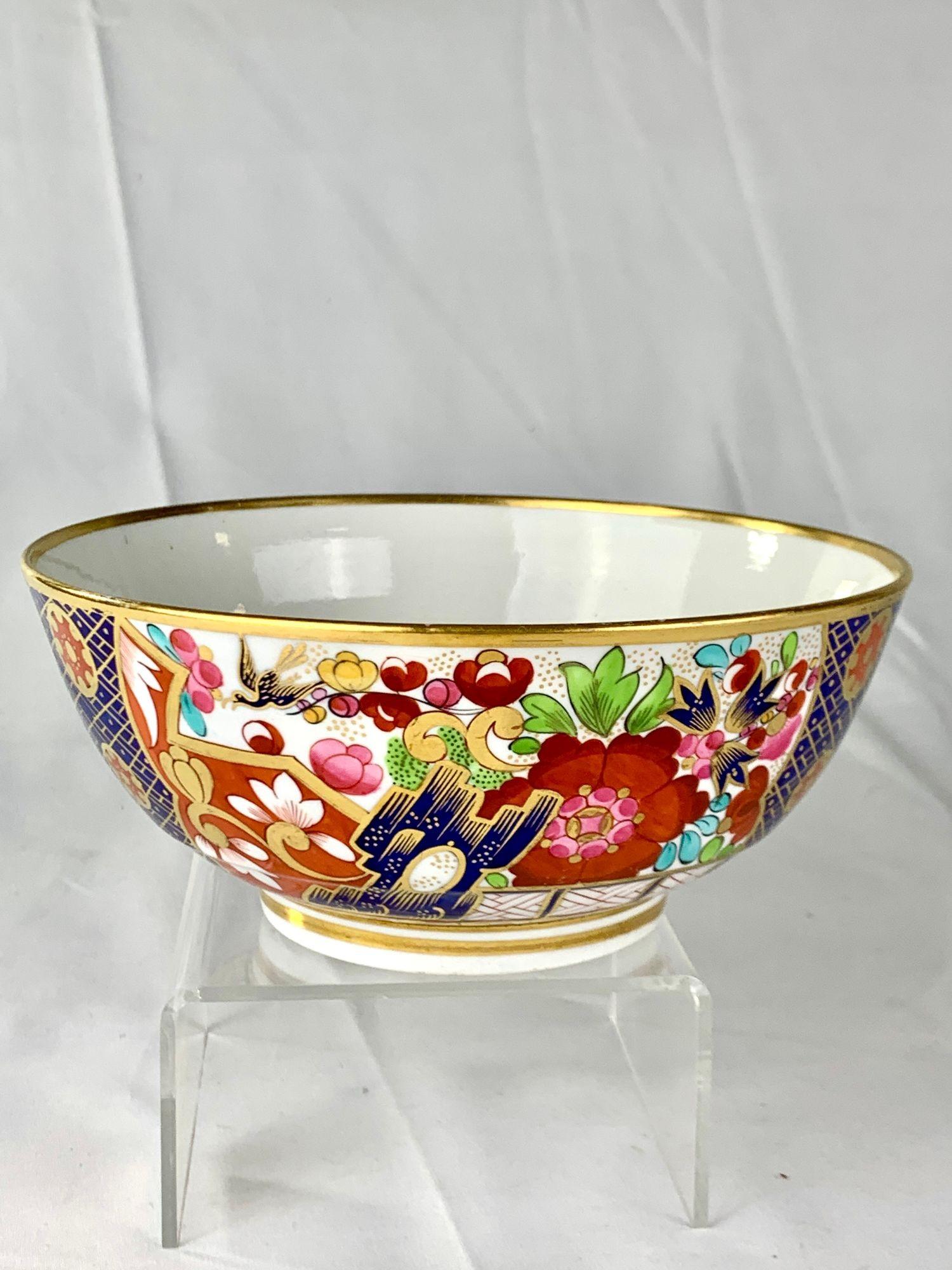Barr Flight Barr Worcester Porzellanschale im englischen Imari-Stil um 1810 (Regency) im Angebot