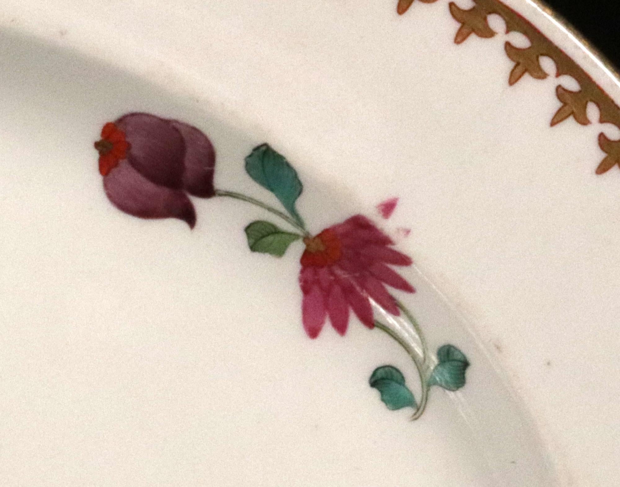 Céramique Barr, Flight & Barr Worcester Plat de service en porcelaine Famille Rose Goût en vente